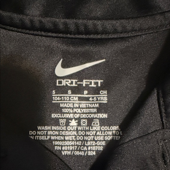 Nike Black and Gray Dri-FIT Polo and Shorts Set - Picture 2 of 2